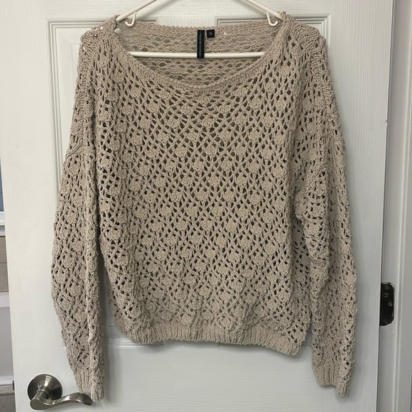Moon & Madison Crochet Sweater - Picture 1 of 6